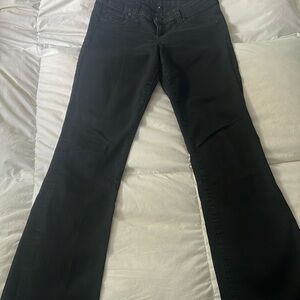 Kut from the Kloth stretch boot cut black jean size 4